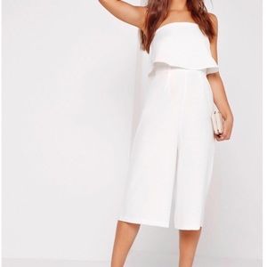 Missguided white jumpsuit!